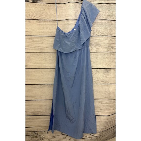 Club Monaco Off- Shoulder Ruffled Midi Dress dress Size 8 - Picture 2 of 2